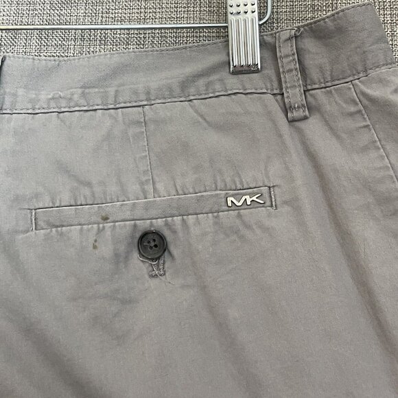 Michael Kors Shorts Mens 36 Gray Flat Front Cargo Utility Pockets Casual - Picture 8 of 12